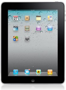 iPad homescreen