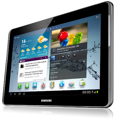 Samsung Galaxy Tab 2 10.1 i vinkel